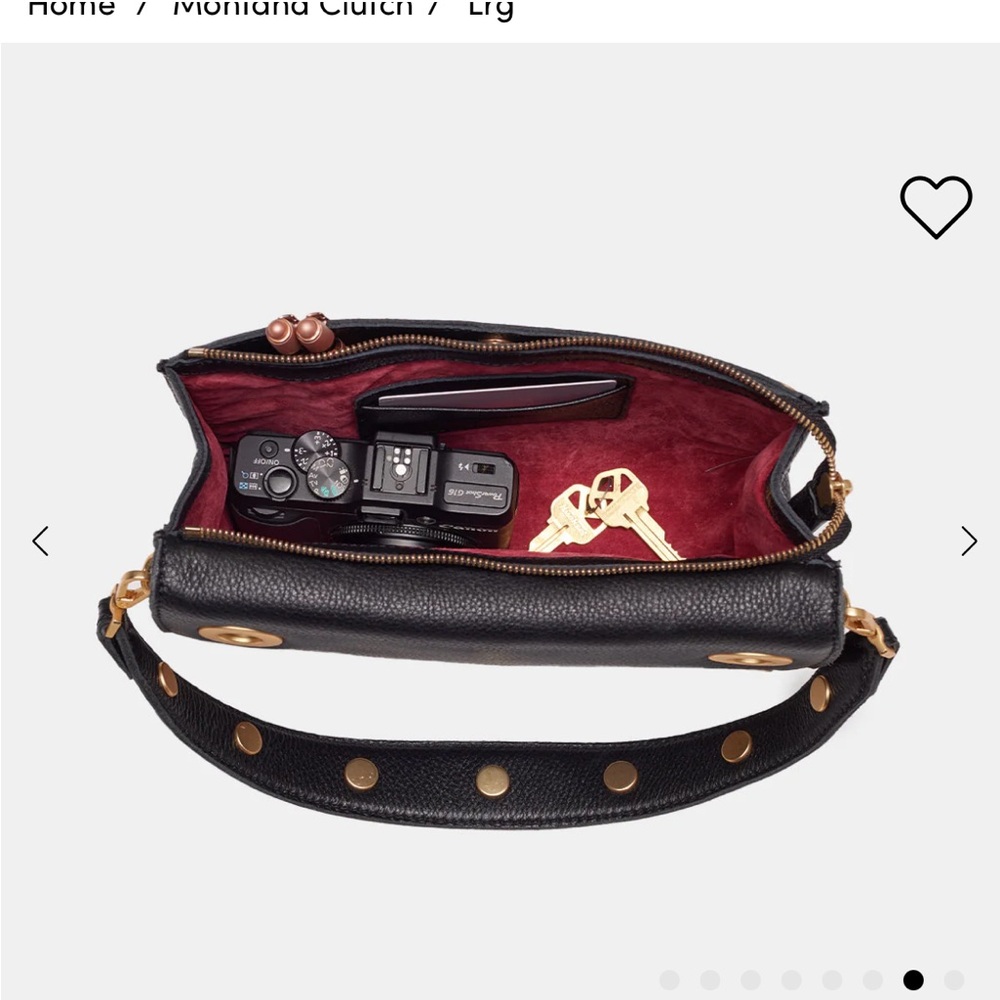 Hammitt Black and Gold Snakeskin Crossbody Bag - Picture 15 of 16